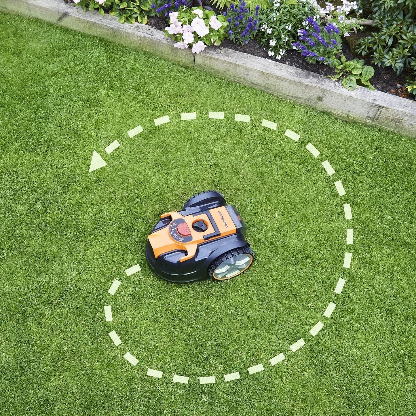 Lawnmaster Ocumow®16 Mähroboter Kabellos Für Geeignet Für Bis Zu 150 ㎡ Selbstfahrender Rasenmäher Roboter Hindernisvermeidung Geraeuscharm Mähroboter Ohne Begrenzungskabel