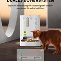 PETKIT Futterautomat Katze 2 Näpfe Mit Kamera, Futterautomat Katze,5L Katzen Futterautomaten,Automatischer Futterspender Für Katze Und Hund,Ki Funktion,1-10 Mahlzeiten/Tag, 1-30 Portionen