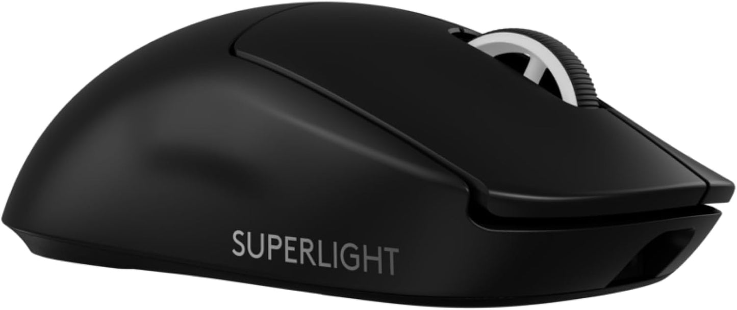 Logitech G PRO X Superlight 2 SE Kabellose Gaming-Maus, 60 G Pro-Grade-Maus Mit 5 Programmierbaren Tasten, 44K-Dpi-Sensor, 8.000 Hz Signalrate, Usb-C-Ladefunktion Für Pc/Mac - Schwarz