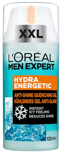 L'Oréal Men Expert XXL Kühlende Gesichtspflege Anti-Glanz Für Männer, Erfrischendes Und Mattierendes Gesichtsgel, Gesichtscreme Für Herren, Hydra Energy, [Amazon Exclusive], 1 X 100 Ml