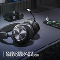 Steelseries Arctis Nova Pro Wireless - Multi-System Gaming Headset (PC, PS5, Switch + Bluetooth) - Hi-Fi-Treiber - Infinity Power System Mit 2 Akkus - Active Noise Cancellation - Clearcast Gen2 Mikro
