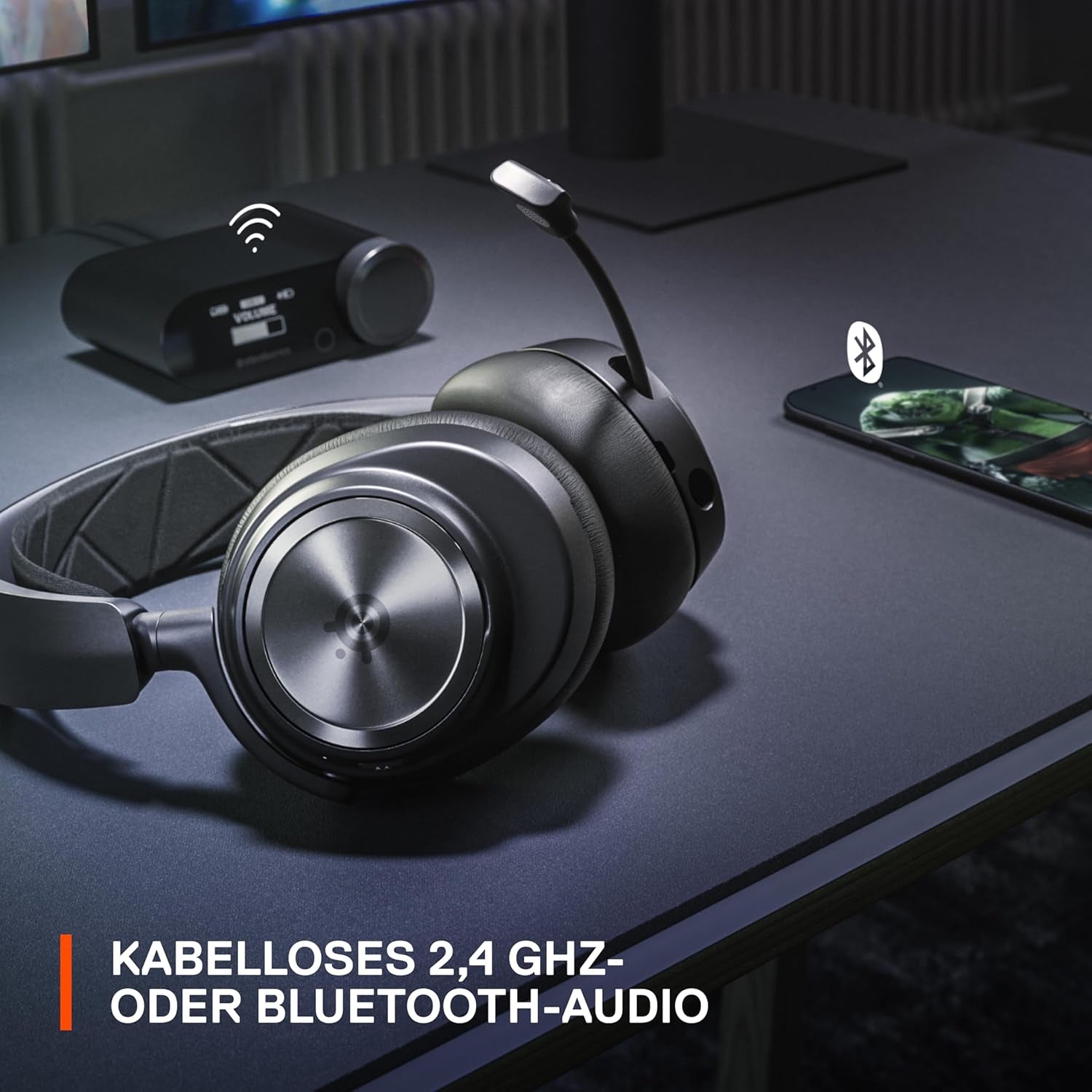 Steelseries Arctis Nova Pro Wireless - Multi-System Gaming Headset (PC, PS5, Switch + Bluetooth) - Hi-Fi-Treiber - Infinity Power System Mit 2 Akkus - Active Noise Cancellation - Clearcast Gen2 Mikro