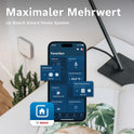 Bosch Smart Home Zwischenstecker Kompakt [+M], Smarte WLAN Steckdose, App Steuerbar Mit Energiesparfunktion, Flexible Nutzung Im Bosch Smart Home System Oder Herstellerübergreifend in Matter Systemen