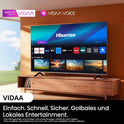 Hisense 43E6NT 108Cm (43 Zoll) Fernseher, 4K UHD Smart TV, Precision Colour, HDR, Dolby Vision, 60Hz, Triple Tuner DVB-C/S/S2/T/T2, Wifi, HDMI 2.1, Bluetooth, Alexa Built-In, Schwarz, [2024]