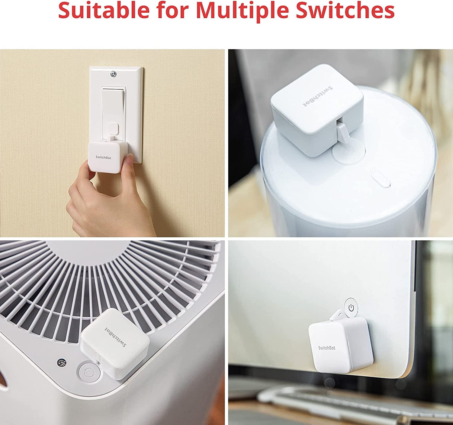 Switchbot Smart Bluetooth Switch Toggle - Machen Sie Schalter Intelligent, App- Und Timer-Steuerung, Fügen Sie Switchbot Hub Mini Hinzu, Um Es Mit Alexa, Google Home Und IFTTT Kompatibel Zu Machen