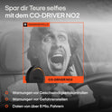 OOONO Co-Driver NO2 [NEUES Modell 2025] - Optimierter Co-Driver Fürs Auto - Warnt Vor Tempo-Kontrollen Und Gefahrenstellen - Wiederaufladbar - Led-Anzeige - Carplay & Android Auto Kompatibel