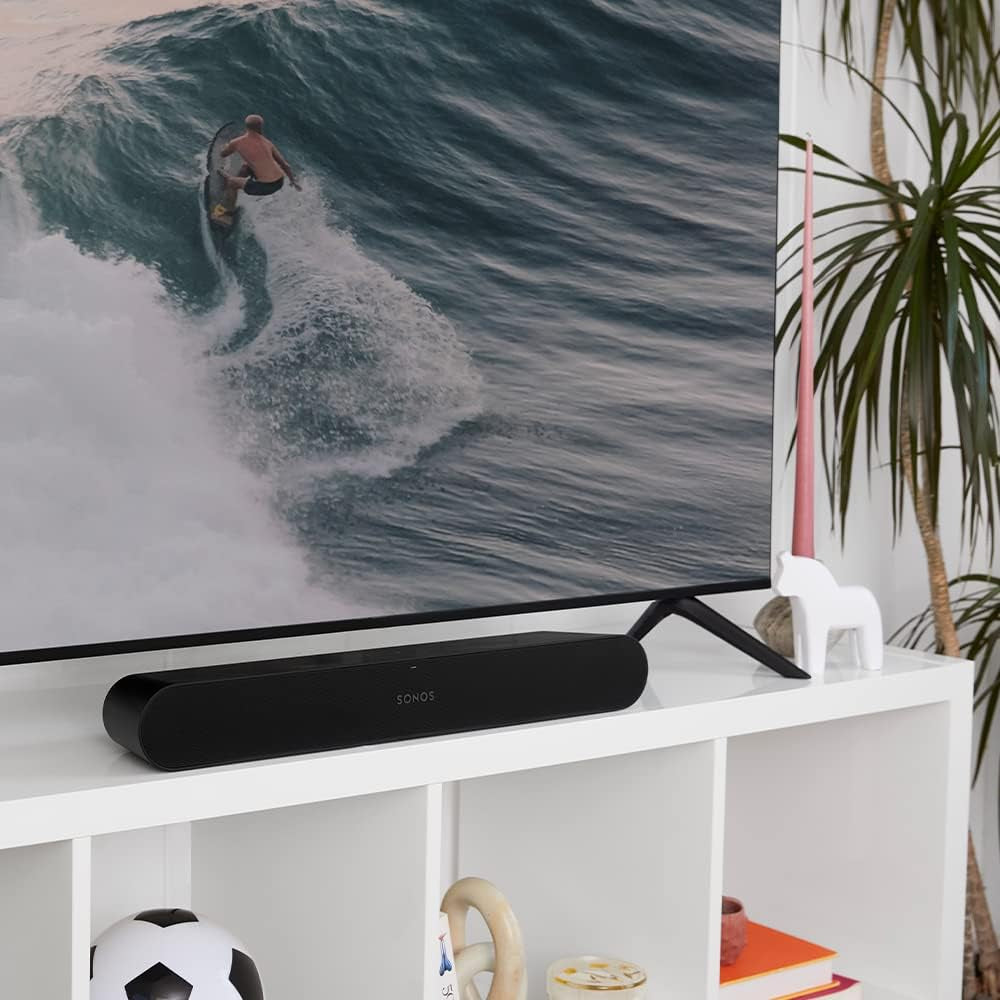 Sonos Ray Soundbar – Einzigartig Kompakte All-In-One-Soundbar Mit Blockbuster-Sound Für Filme, Spiele Und Wlan-Musikstreaming – Kompatibel App Und Apple Airplay – in Weiß