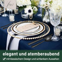 36 Teiliges Edelstahl Besteckset Mit Steakmesser Schwarz, Besteck Set 6 Personen, Elegantes Essbesteck Set Mit Messer Gabel Löffel, Tafelbesteck Für Haus/Party/Restaurant, Spülmaschinenfest