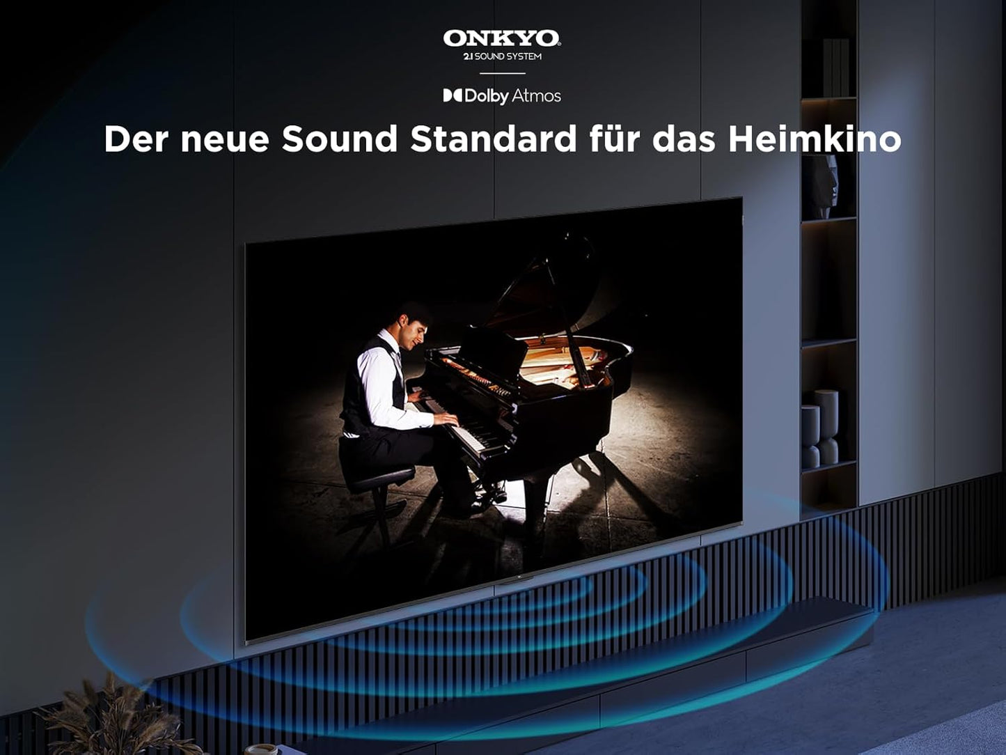 TCL 75T8C 75 Zoll QLED 4K HDR UHD Fernseher, Smart Google TV Dolby Vision Atmos,144Hz Motion Clarity Pro, Game Bar, ALLM, Freesync, Onkyo 2.1 Sound,Sprachsteuerung, Kompatibel Mit Google Assistant