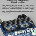 Topping Pa3S Fully Balanced Amplifier MA12070 X 2 Verstärker RCA TRS Class D Amp 80 W X 2 Leistungsverstärker Für Dx3Pro+ Schwarz