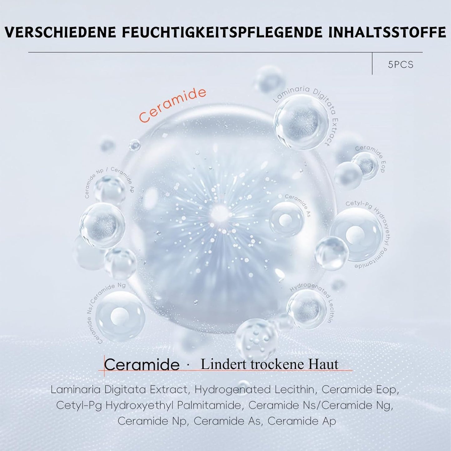 5-Teiliges Gesichtspflege Männer Set, Pflegeset Männer Mit Gesichtsreiniger,Peeling,Augencreme,Tagescreme&Feuchtigkeitscreme, Skincare Set for Glättet&Reduziert Falten, Perfektes Geschenk Für Männer