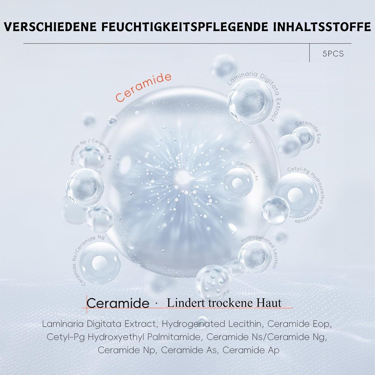 5-Teiliges Gesichtspflege Männer Set, Pflegeset Männer Mit Gesichtsreiniger,Peeling,Augencreme,Tagescreme&Feuchtigkeitscreme, Skincare Set for Glättet&Reduziert Falten, Perfektes Geschenk Für Männer