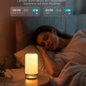 Govee LED Tischlampe, Nachttischlampe Touch Dimmbar RGBICWW, Steuerung Von Alexa Mit 70+ Szenenmodi, 500 Lumen, Funktioniert Mit Matter, 2700-6500K, Für Wohnzimmer Und Schlafzimmer