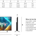 Philips Ambilight 65PUS8200 4K LED Smart TV - 65 Zoll Display Mit Pixel Precise Ultra HD, Titan OS, Dolby Vision Und Dolby Atmos Sound