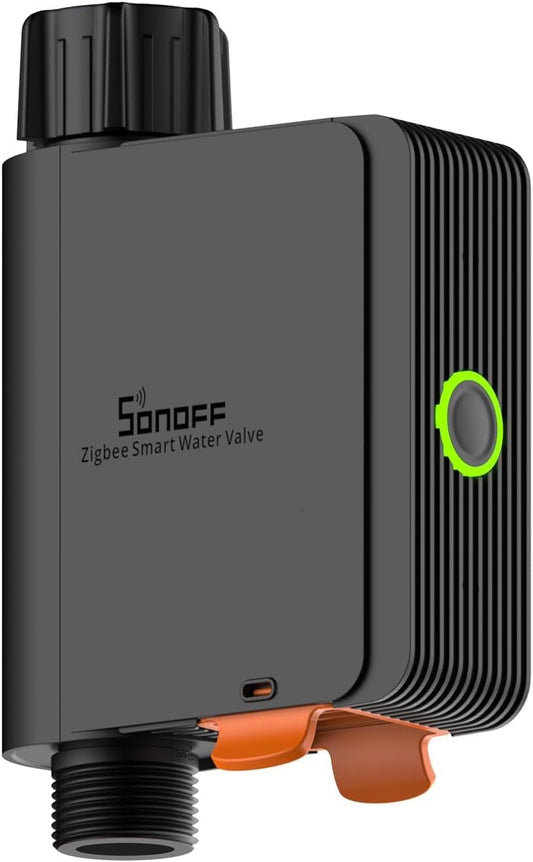 SONOFF Smart Bewässerungscomputer，App-Gesteuertes Automatisches Bewässerungssystem Mit Zeitplanung Und Mengensteuerung, Erfordert Zigbee 3.0 Hub, Kompatibel Mit Amazon Alexa Und Home Assistant