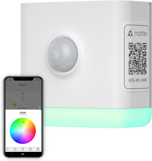 THIRDREALITY Smart Color Night Light（Typ F）, Matter over Wifi, 3-1 Multi-Functionality, Compatible with Smartthings, Apple Home, Google Home, Alexa