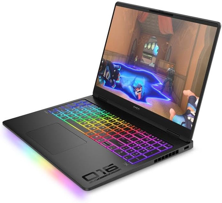 Omen MAX Gaming Laptop, 16 Zoll WQXGA Display 240Hz, AMD Ryzen AI 7 350 (8C) 50 NPU Tops - Bis Zu 5.0 Ghz, NVIDIA Geforce RTX 5070 Ti 12GB VRAM, 32 GB RAM, 1 TB SSD, Win 11, QWERTZ, RGB Light, Schwarz
