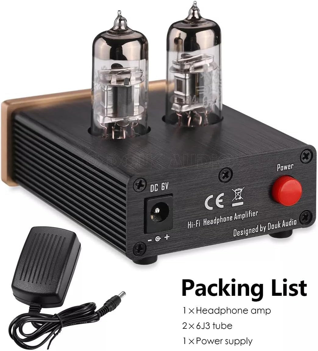 Nobsound NS-08E Kopfhörerverstärker Mit Röhren, Hifi Mini Valve Tube Headphone Amplifier Stereo Amp Audio