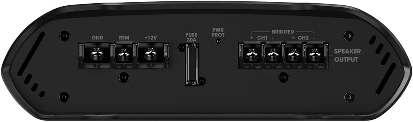 JBL Concert A652 2-Kanal Class-Ab Auto-Verstärker, 2×65 W RMS @ 4 Ω, 2×85 W RMS @ 2 Ω, 1×170 W RMS Gebrückt @ 4 Ω, 460 W Peak, 20 Hz–20 Khz, Bass Boost, HPF/LPF, High/Low Inputs
