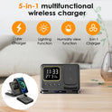 Phone Stand Tabletop 15w Fast Charging 5 in One Universal Wireless Charger Desk Charger for Iphone