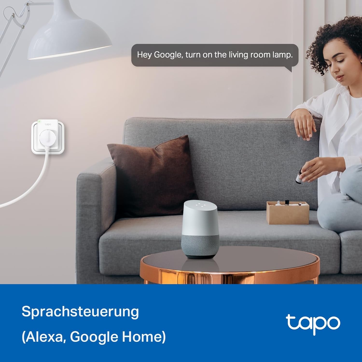 Tapo P100 WLAN Smart Steckdose 4Er Pack, Smart Home Wifi Steckdose, Alexa Zubehör, Funktioniert Mit Alexa, Google Home, App Gesteuert, Sprachsteuerung, Fernzugriff, Kein Hub Notwendig