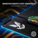 Razer Goliathus Extended Chroma (Halo Infinite Edition) - Extra Große Weiche XXL Gaming Maus-Matte Mit RGB Beleuchtung (Kabelhalterung, Stoff-Oberfläche, Gesteppter Rand) HALO