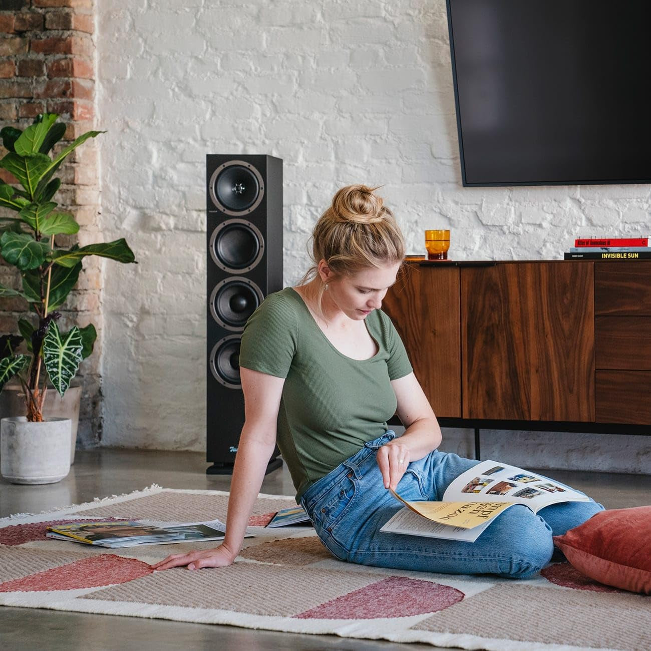 Teufel Theater 500 Surround 5.1 Heimkino-Set - Kinoatmosphäre Surround Sound System, Mächtiger Subwoofer, Allrounder Für Musik, Filmton Und Games, Dipol-Rear-Lautsprecher, Bassreflex - Schwarz