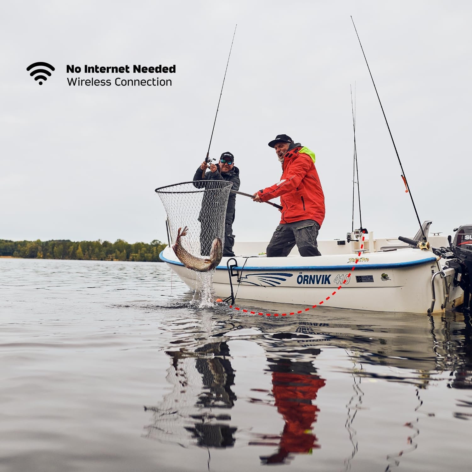 Deeper Smart Sonar Pro+ 2 Fischfinder Echolot – Mit Tiefenmesser Und Gps-Sender | Angeln Im Kajak, Boot Oder Beim Eisangeln | Mit Kostenloser App