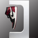 Magnetic levitation acrylic platform desktop advertising rotating display platform Magnetic levitation shoe display rack