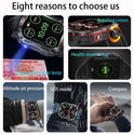 GZYR 2.01" Screen Smart Watch Men Bluetooth Call 600 mAh Sports Waterproof Heart rate Blood Oxygen SmartWatch For Huawei Xiaomi