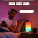 Govee LED Tischlampe, Nachttischlampe Touch Dimmbar RGBICWW, Steuerung Von Alexa Mit 70+ Szenenmodi, 500 Lumen, Funktioniert Mit Matter, 2700-6500K, Für Wohnzimmer Und Schlafzimmer