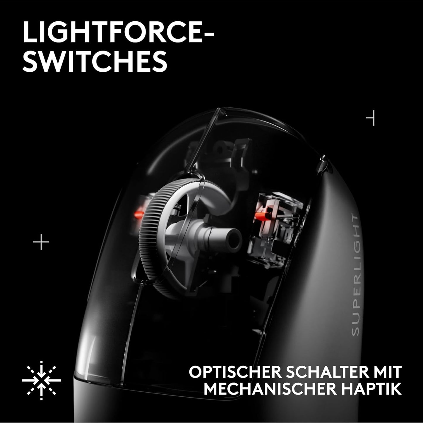 Logitech G PRO X Superlight 2 SE Kabellose Gaming-Maus, 60 G Pro-Grade-Maus Mit 5 Programmierbaren Tasten, 44K-Dpi-Sensor, 8.000 Hz Signalrate, Usb-C-Ladefunktion Für Pc/Mac - Schwarz