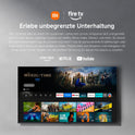 Xiaomi TV F Pro 75(190 Cm), 4K UHD QLED, Smart TV, Fire OS8, Triple Tuner DVB-C/S/S2/T/T2,HDR10+, 60Hz Mit 120Hz Game Boost Mode,Memc,Sprachsteuerung Mit Alexa,2Gb+32Gb,Kompatibel Mit Apple Airplay