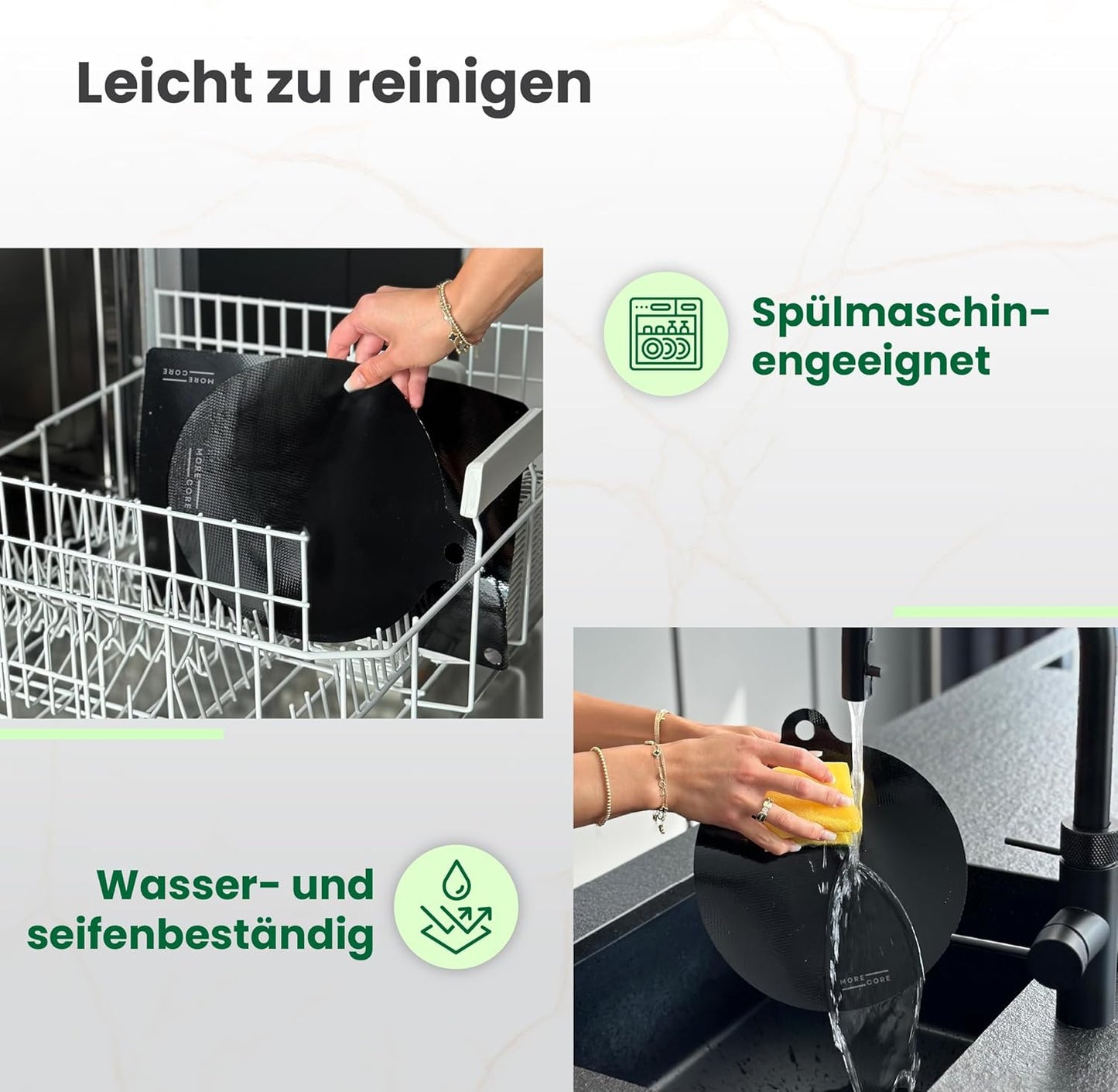 Induktionsschutzmatte | Herdabdeckplatte | Herdabdeckung Induktionsfeld | Kochfeld Abdeckung | Induktionsmatte | Abdeckung Induktionskochfeld | Silikon Matte | Herdabdeckplatten | 5 Stück