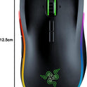 Razer Mamba Elite - Kabelgebundene Gaming Maus Mit Chroma RGB Beleuchtung Für PC / Mac (Optischer 5G-Sensor, Mechanische Switches, 9 Programmierbare Tasten) Schwarz