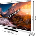 MEDION 138,8 Cm (55 Zoll) QLED Fernseher (Smart-Tv, Dolby Vision HDR, VIDAA Store, Prime Video, Disney+, DAZN, Paramount+, DTS X, Dolby Atmos, PVR, Bluetooth, MD 855600)