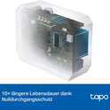 Tapo S110E WLAN Und Bluetooth Smart Relaisschalter, Dry/Wet Contact, 1 Kanal, 10A, Lichtschalter, Garagentoröffner, Energieerfassung, Kompatibel Mit Alexa, Matter, Kein Hub Erforderlich