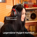 Hyperx Cloud III S – Kabelloses Gaming-Headset, Multiplattform, 2,4 Ghz, Bluetooth, Akkulaufzeit Bis Zu 120 Stunden, 2,4 Ghz, 53-Mm-Neigungstreiber, 10-Mm-Abnehmbares Mikrofon – Schwarz