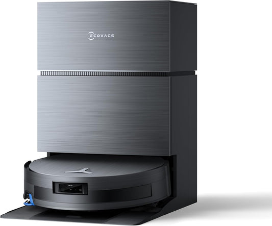 ECOVACS DEEBOT X11 Pro Omni Robotstaubsauger Und Bodenwischer, 19500 Pa Saugkraft, OZMO Roller 2.0, Maximale Steigfähigkeit 4 Cm Höhe, Zerotange 3.0, Truedge 3.0, Wischen Mit Mopp Und Automatische