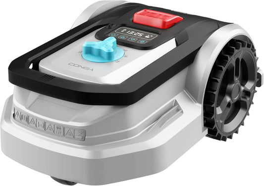 Cecotec Rasenmähroboter Mit App Conga Grasshopper 500. Digitaler Brushlessmotor, Flächen Von 500 M², Maximale Steigung Von 27%, Regler Der Schneidblätter, Sensor Für Regenmelder