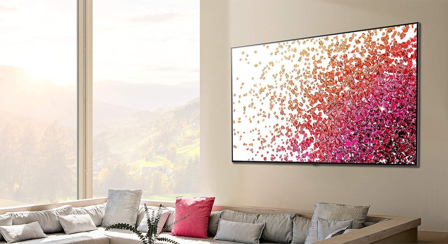 LG Electronics 55NANO759PR TV 139 Cm (55 Zoll) 4K Nanocell Fernseher (Active HDR, 60 Hz, Smart TV) [Modelljahr 2021], Schwarz