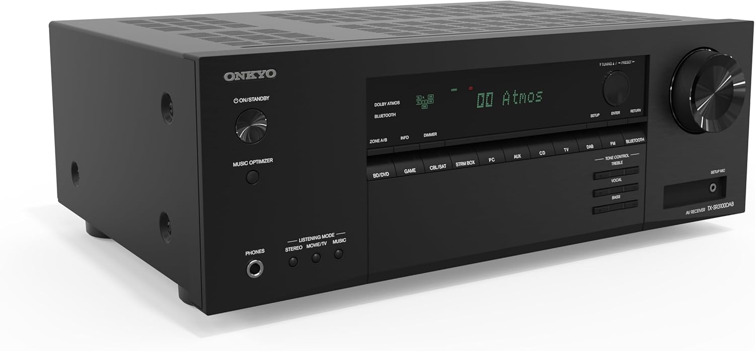 TX-SR3100 AV Receiver 5.2 - HDMI, Bluetooth, Auto Calibration.