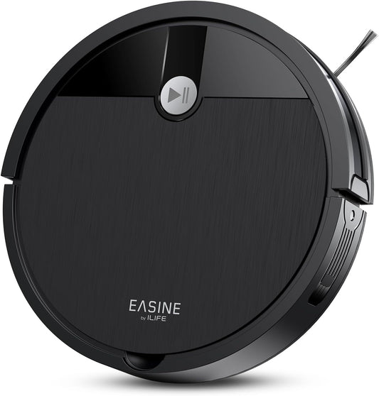 Saugroboter, Bürstenloses Design Staubsauger Roboter, Starkes Saugen, Selbstladend, Fernbedienung, Flach, Leise, Geeignet Für Tierhaare & Hartböden, E3