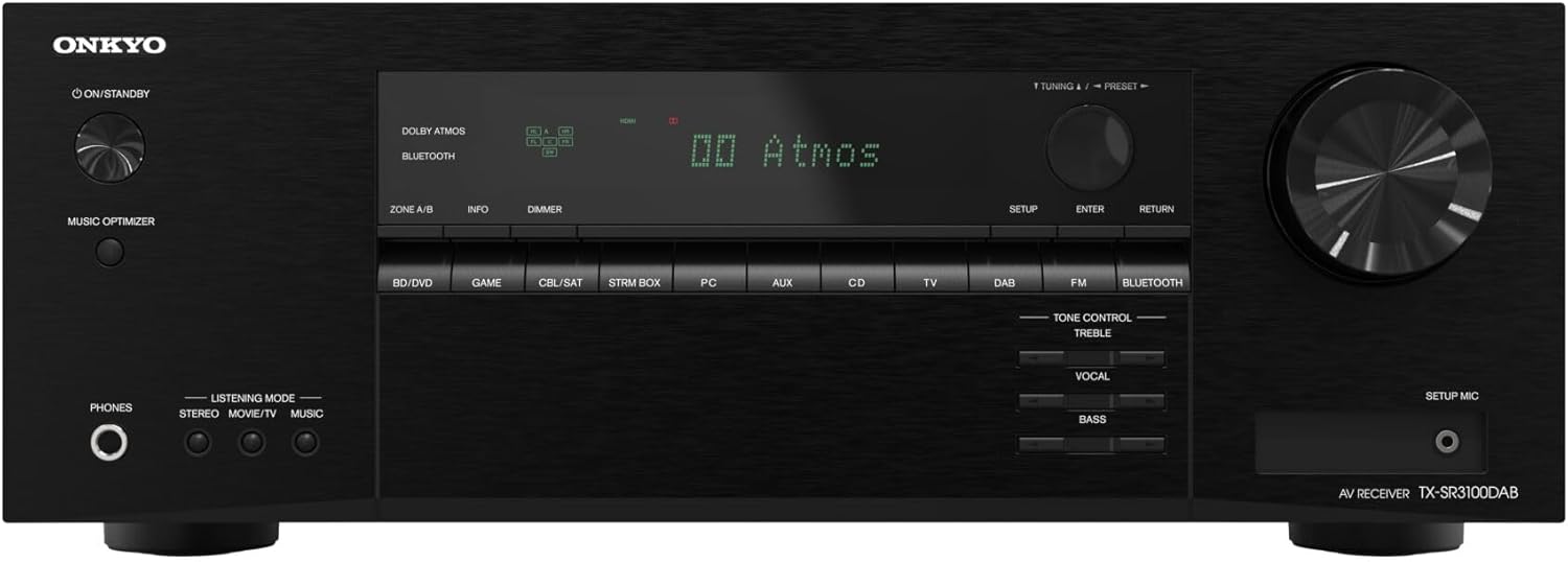 TX-SR3100 AV Receiver 5.2 - HDMI, Bluetooth, Auto Calibration.