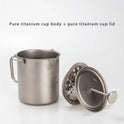 Pure Titanium French Press Coffee Pot Squeeze Coffee Pot 750ML