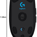 Logitech G305 LIGHTSPEED Kabellose Gaming-Maus Mit HERO 12K DPI Sensor, Wireless Verbindung, 6 Programmierbare Tasten, 250 Stunden Akkulaufzeit, Leichtgewicht, Pc/Mac - Schwarz