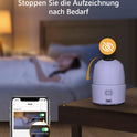 Imou 2K Überwachungskamera Innen WLAN Kamera Überwachung Innen 360° Für Hausstier Babyphone Mit Ki-Personenerkennung, Automatische Verfolgung, Nachtsicht, Zwei-Wege-Audio,Sirene,Funktioniert Mit Alexa