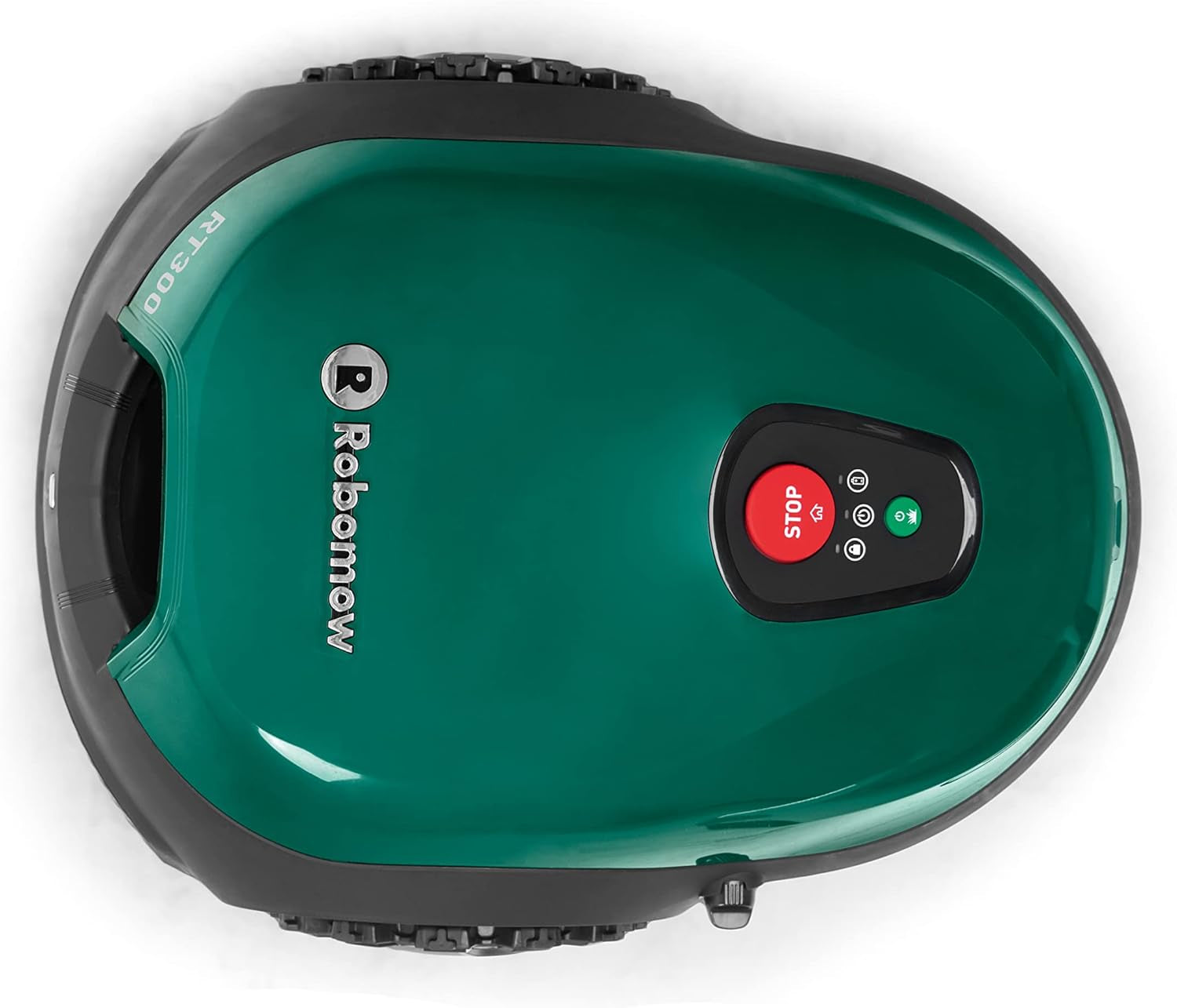 ROBOMOW RT300 Robotermäher/Rasenroboter Für Flächen Bis 300 Qm | 4,3 Ah; 18Cm Schnittbreite; Einfache Installation, Selbstreinigend Und Inkl. Schwimmendem Mähdeck, Mulchreiniger