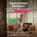 LG 27LX6TDGA TV (27 Zoll) Lifestyle TV Stanbyme 2 (QHD Touchscreen, 60Hz, Integrierter Akku, Streaming Apps) Beigefarben