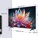 TCL 75T6C 75 Zoll QLED Fernseher, 4K UHD Fire TV, HDR10+, Dolby Vision & Atmos, Smart TV Mit Sprachsteuerung Mit Alexa, Google Cast & Airplay 2, HDMI 2.1